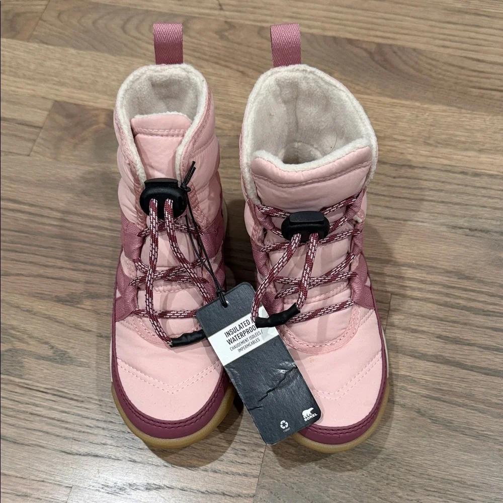 Sorel Snow Boots Pink Waterproof Winter Boots - Picture 2 of 7